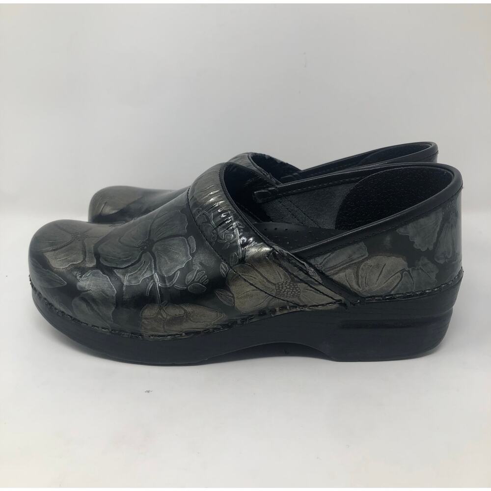 Dansko Women Black Silver Shoes Size 9